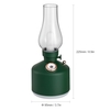Lanterne de brumisation rechargeable par USB Lampe de camping rétro LED portable