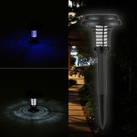 Lanterne de piégeage électrique LED de tueur répulsif actionné solaire de sonde