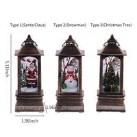 Lanterne LED de Noël LED à piles Lampe féerique en forme d