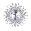 Large Decorative 3D Iron Art Wall Clock Non-ticking Modern Wall Clock for Living Room Bedroom 3D Silent European Style Clock