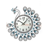 Large Decorative 3D Iron Art Wall Clock Non-ticking Modern Wall Clock for Living Room Bedroom 3D Silent European Style Clock