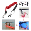 Élastique Paddle Laisse Kayak Canoë Canne à pêche de sécurité Bateaux à rames enroulé Longe Cordon Tie Corde