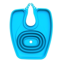 Lavabo pour cheveux Plateaux de shampoing pliables avec tube Bouchons d