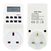 LCD numérique électronique minuterie Programmable plug-in 12/24 heure interrupteur prise avec fonction aléatoire de Summer Time horloge 230V 50Hz