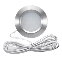 Le bateau enfoncé 12LED RV a enfoncé le plafonnier 12V a mené la forme ronde ultra-mince campeur d