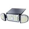 Le capteur de mouvement de lumière de mur actionné solaire de 164LED allume la lumière solaire imperméable extérieure
