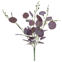 Le feuillage artificiel naturel de branches artificielles de Noël laisse la fleur
