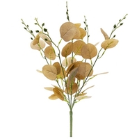 Le feuillage artificiel naturel de branches artificielles de Noël laisse la fleur