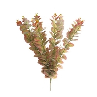 Le feuillage artificiel naturel de branches artificielles de Noël laisse la fleur