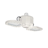 Le garage à LED allume le plafonnier réglable pliant LED déformable E27 pour l