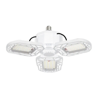 Le garage à LED allume le plafonnier réglable pliant LED déformable E27 pour l