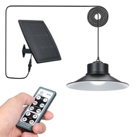 Le plafonnier à énergie solaire LED met en lumière la télécommande et le contrôle de l