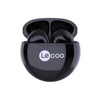 Lecoo C2 True Wireless BT Écouteurs Semi-in-ear Sports Écouteurs BT5.1 Puce Graphène Composite Diaphragme Smart Touch Control Noir