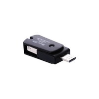 Lecteur de carte Micro USB 2 EN 1 OTG support lecteur enregistreur de carte tf enregistreur de cartes de stockage de cartes de stockage (noir)