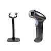 Lecteur de code-barres USB 1D lecteur de code-barres filaire portable avec support