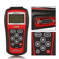 Lecteur de code de voitures KONNWEI OBDII / EOBD et décodeur de détection automatique de scanner KW808