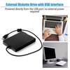 Lecteur de disquette externe USB Lecteur de disquette portable 3, 5 pouces Interface USB Plug and Play à faible bruit pour PC portable noir