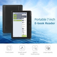 Lecteur de livre électronique portable Lecteur électronique multifonctionnel de 7 pouces Mémoire de 16 Go Taille compacte Batterie au lithium intégrée Longue durée d