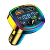 Lecteur de musique MP3 de voiture BT5.0 Transmetteur FM Récepteur radio