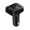 Lecteur de musique MP3 pour voiture BT Transmetteur FM sans fil Adaptateur radio Chargeur de voiture avec double port USB
