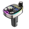 Lecteur de musique MP3 pour voiture Transmetteur FM sans fil BT Adaptateur radio Chargeur de voiture USB / PD