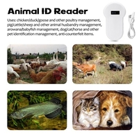 Lecteur de poche LF 134.2KHz lecteur de puce pour animaux de poche scanner lecteur d