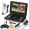 Lecteur DVD TV haute denifition 10.1 pouces Visionneuse portable VCD MP3 MPEG avec poignée de jeu et disque compact
