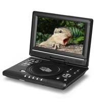 Lecteur DVD TV haute denifition 9.8 pouces Lecteur VCD MP3 MPEG portable avec poignée de jeu et disque compact