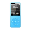 Lecteur MP3 portable Écran TFT 1, 8 pouces Microphone intégré Prise en charge de la batterie au lithium Carte TF avec radio FM Enregistrement vocal Noir