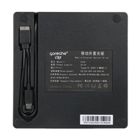Lecteur optique externe mobile USB + Type-C Enregistreur DVD Conception mince Prise en charge de la lecture Enregistrement Plug and Play Compatibilité étendue