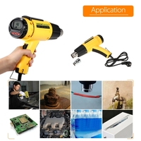 Électrique pistolet à air chaud réglable Outils Heat IC SMD soudage température contrôlée LODESTAR haute qualité numérique LCD avec buse 2000W AC220
