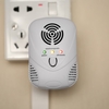 Électronique ultrasonique / électromagnétique Vague Souris Repeller Rat répulsifs Ravageurs répulsive avec veilleuse réglable Vague Fréquence