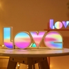 LED amour lettre lumières amour signe lampe éclairer lettre amour signe coloré lumière pour saint valentin mariage romantique proposition fête maison Bar décoration