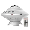 LED Aurora projecteur étoile lampe de Projection BT haut-parleur veilleuse avec télécommande chambre atmosphère lampe