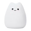 LED batterie nuit dessin animé mignon chat silicone lumière LED changement de couleur chambre d