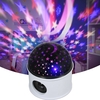 LED boule lumière projecteur lumière BT musique haut-parleur lecteur 360 ° rotation projecteur pour chambre DJ fête lampe USB projecteur alimenté veilleuse