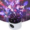 LED boule lumière projecteur lumière BT musique haut-parleur lecteur 360 ° rotation projecteur pour chambre DJ fête lampe USB projecteur alimenté veilleuse
