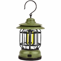 LED Camping lanterne suspendus jardin lumières en plein air Dimmable fée lumières étanche rétro Bronze Camp lumières pour balcon déco jardin lumière blanche