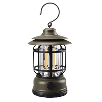 LED Camping lanterne suspendus jardin lumières en plein air Dimmable fée lumières étanche rétro Bronze Camp lumières pour balcon déco jardin lumière blanche