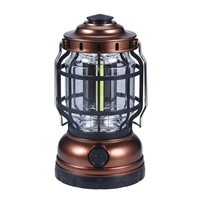 LED Camping Light COB Camping Lanterne USB Rechargeable Home Emergency Light Portable Power Bank Gradation en continu pour le camping en plein air Randonnée Pêche Sac à dos