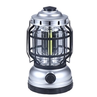 LED Camping Light COB Camping Lanterne USB Rechargeable Home Emergency Light Portable Power Bank Gradation en continu pour le camping en plein air Randonnée Pêche Sac à dos