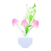 LED Champignon Veilleuse Automatique Marche/Arrêt LED Capteur Lumières Brancher Dans Applique Murale Mignonne Lampe Champignon pour Escalier Salle De Bains Chambre D