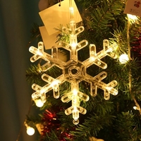 LED Christmas Fairy Hanging Light Christmas Window Wall Decor Lights pour mariage en chambre