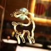 LED Christmas Fairy Hanging Light Christmas Window Wall Decor Lights pour mariage en chambre