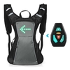 LED clignotant sac à dos IPX5 étanche sac à dos réfléchissant avec indicateur de Direction USB Rechargeable sac de lumière de sécurité sans fil télécommande sac de vélo pour le cyclisme en cours d