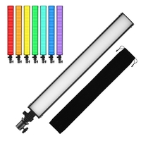 LED couleur rvb lumière vidéo baguette 2500K-8500K CRI≥95 TLCI≥97 10 effets de scène avec écran d