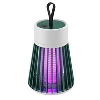 LED électroniques moustique tueur lampe usage domestique inodore mouche piège tueur avec chaîne de transport (rechargeable)