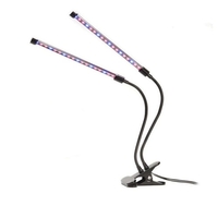 LED élèvent la lumière avec la lampe de croissance des plantes à clip avec des LED bleues et rouges pour les plantes d