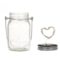 LED Mason Jar Fairy Light Insérer des lampes de décoration de jardin