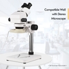 LED Microscope anneau Source de lumière stéréo Microscope LED illuminateur avec 56PCS lampe perles luminosité réglable